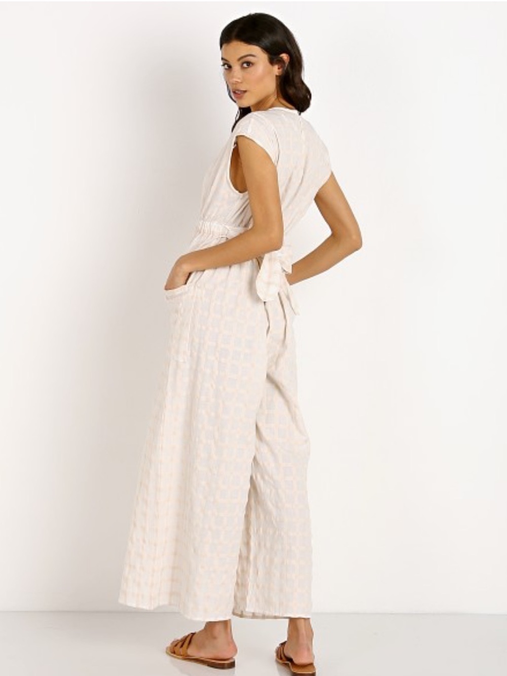 MARA HOFFMAN XS Whitney Agnes Plaid Jumpsuit - Picture 4 of 4